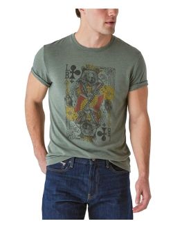 Men's Regular Classic fit Bear King Card T-shirt
