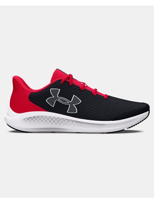 Under Armour Boys' Grade School UA Charged Pursuit 3 Big Logo Running Shoes