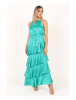 Petal and Pup Womens Annalise Tiered Maxi Dress