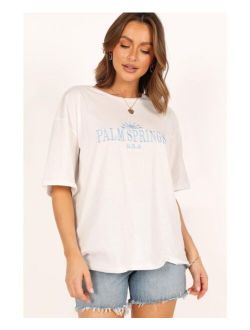 PETAL AND PUP Womens Palm Springs Tee