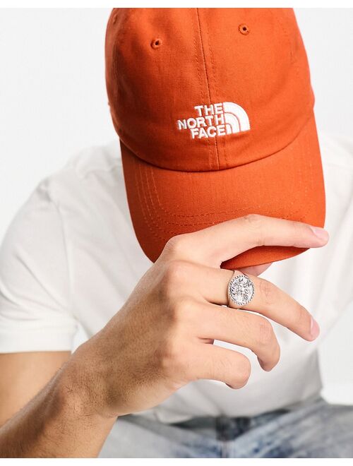The North Face Norm cotton cap in rust