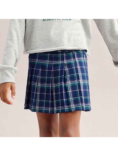 Girls 6-20 SO Knit Pleated Skirt in Regular & Plus Size