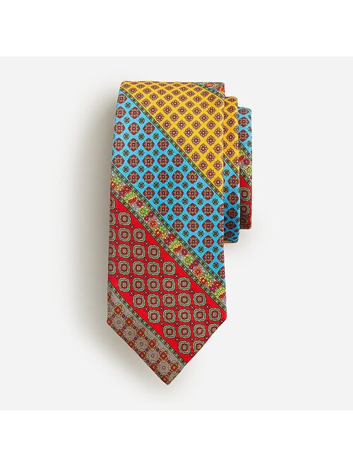 J.Crew Wool challis block tie