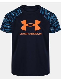 Little Boys' UA Sediment Camo Short Sleeve Raglan T-Shirt