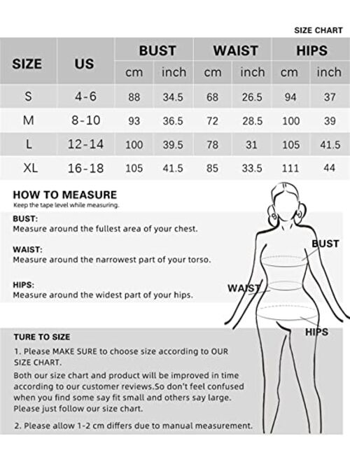 SUUKSESS Women Sexy Halter 1 Piece Swimsuit Slimming Tummy Control Bathing Suits