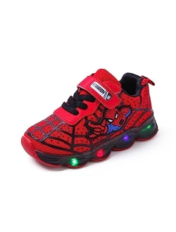 Amazon Essentialss Toddler Boys Girls Light Up Shoes LED Lightweight Mesh Breathable Walking Sneakers