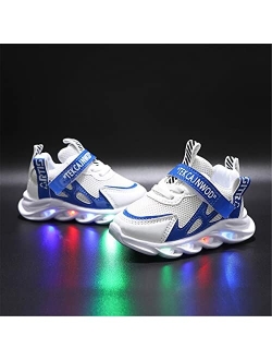 Spyokids Kids Led Light Up Shoes for Toddler Boys Girls EVA Lightweight Flash Sneakers