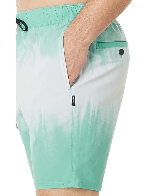 O'Neill Stockton Print E-Waist 18" Hybrid Shorts