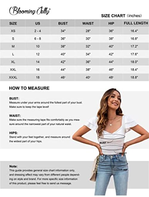 Blooming Jelly Women's Crop Tops Y2k Shirts Summer Sexy Going Out Outfits Fashion 2023