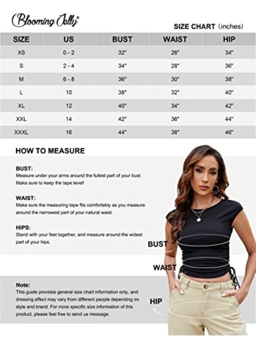 Blooming Jelly Womens Going Out Tops Sexy Backless Crop Top Drawstring Y2K Summer Shirts