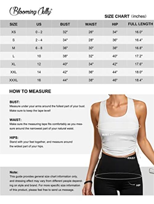 Blooming Jelly Womens Workout Tank Tops Backless Crop Tanks Open Back Top Athletic Tank Tops Muscle Yoga Gym Clothes