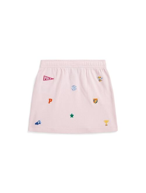 POLO RALPH LAUREN Toddler and Little Girls Collegiate-Icon Mesh Skirt