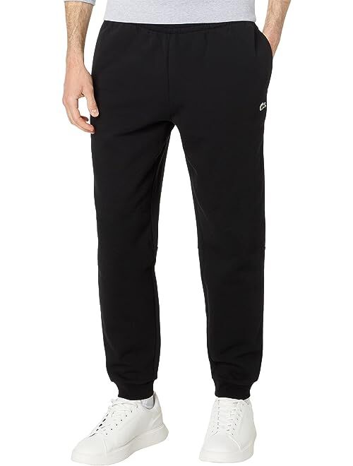 Lacoste Essentials Fleece Sweatpants with Ribbed Ankle Opening