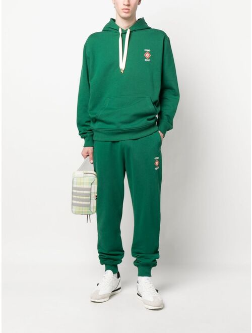 Casablanca logo-print cotton track pants