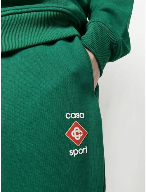 Casablanca logo-print cotton track pants