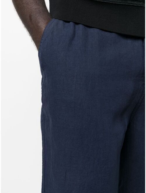 Vilebrequin drawstring straight-leg linen trousers