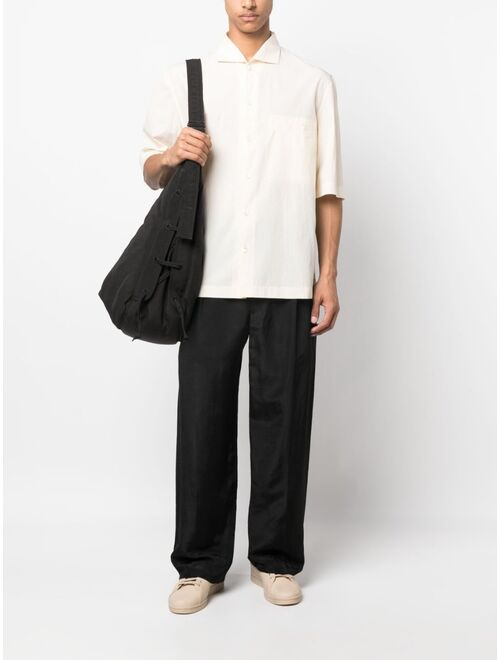 Lemaire belted cotton trousers