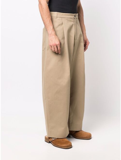 Studio Nicholson wide-leg high-waisted trousers
