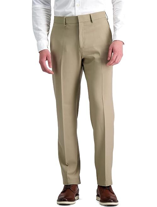 Haggar Men's Premium Comfort Dress Pant - Straight Fit Flat Front Pant