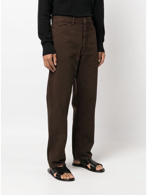 Lemaire mid-rise straight-leg trousers