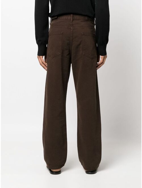 Lemaire mid-rise straight-leg trousers