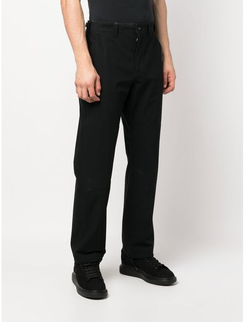 Alexander McQueen drawstring-hem cotton trousers