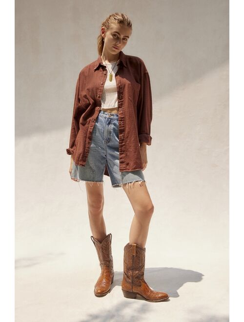 Urban Renewal Remade Overdyed Flannel Shirt