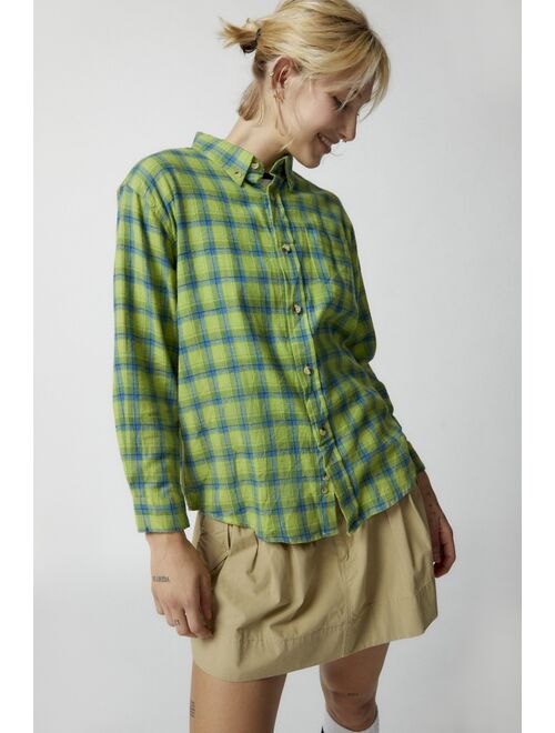 Urban Renewal Vintage Shrunken Flannel Shirt