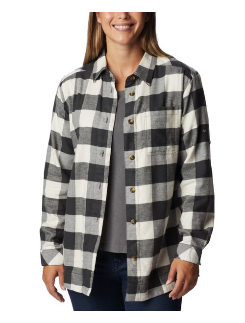 COLUMBIA Women's Holly Hideaway Cotton Flannel Shirt