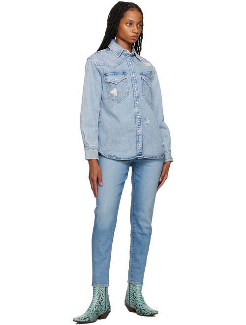 Levi's Blue Dylan Denim Shirt