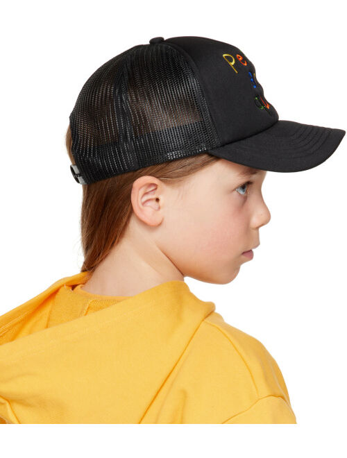 MUSEUM OF PEACE & QUIET SSENSE Exclusive Kids Black Scribble Cap