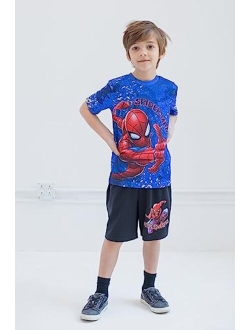 Spider-Man T-Shirt and Shorts Outfit Set Toddler to Big Kid