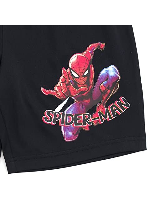 Marvel Spider-Man T-Shirt and Shorts Outfit Set Toddler to Big Kid