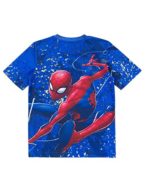 Marvel Spider-Man T-Shirt and Shorts Outfit Set Toddler to Big Kid