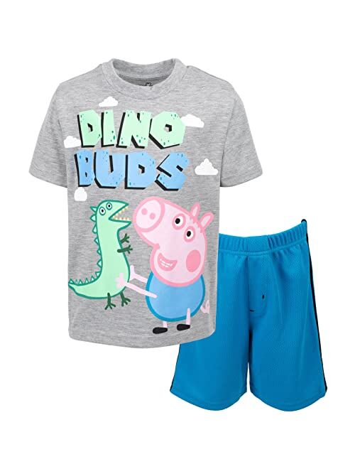 Peppa Pig Graphic T-Shirt & Mesh Shorts Set