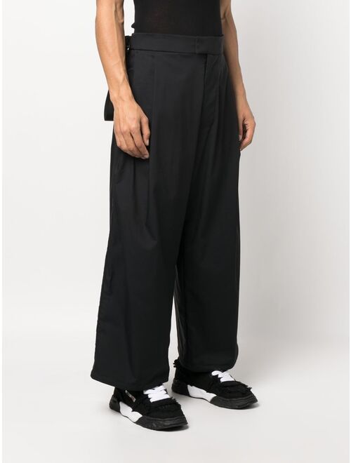 ACRONYM pleated wide-leg trousers