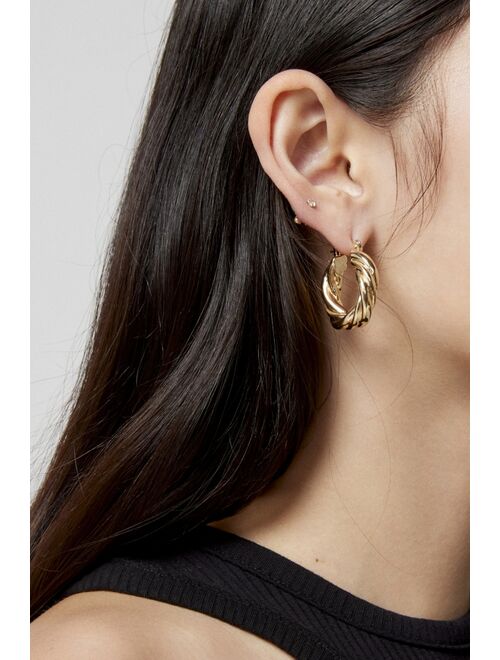 Urban Outfitters Twisted Statement Hoop Earring