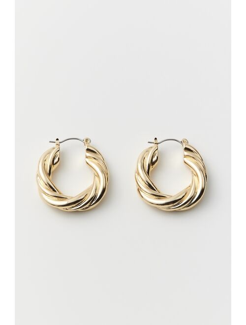 Urban Outfitters Twisted Statement Hoop Earring