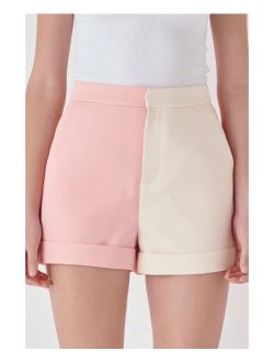 Women's Colorblock Shorts
