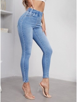 Essnce High Waist Skinny Jeans