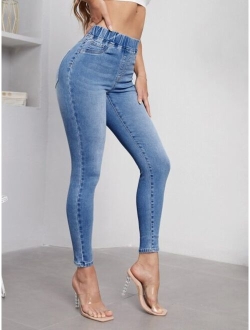 Essnce High Waist Skinny Jeans