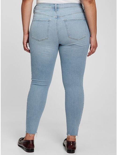 Gap High Rise Universal Jeggings with Washwell