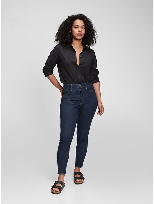 Gap Sky High Rise Universal Jeggings with Washwell