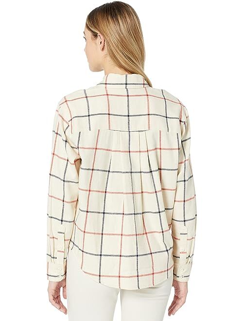 Madewell Flannel Kempton Button-Up Shirt in Windowpane