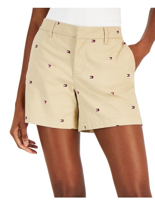 TOMMY HILFIGER Women's Heart Flag 5 Inch Hollywood Shorts