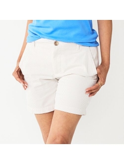 Relaxed Button Chino Short