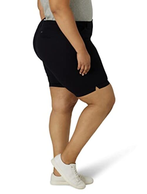 Lee Women's Plus Size Regular Fit Chino Bermuda Short