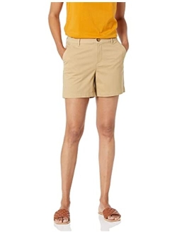 Women's 5" Inseam Chino Short (Available in Straight and Curvy Fits)