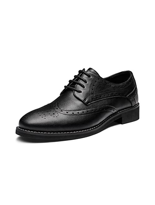 Bruno Marc Women's Classic Oxfords Lace Up Business Formal Wingtip Brogue Dress Shoes