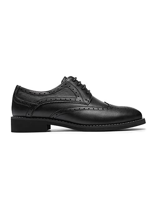 Bruno Marc Women's Classic Oxfords Lace Up Business Formal Wingtip Brogue Dress Shoes